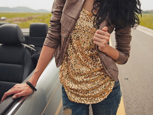 Beautiful pictures of gold - gold sequinned top.png